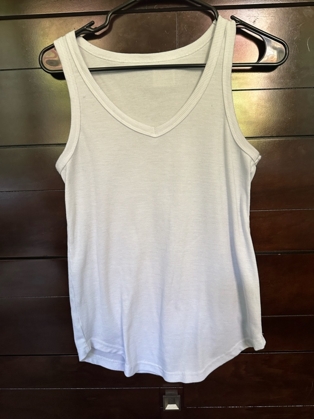 Women's White & Black {Maternity} V-Neck Tank Tops - Bundle Deal